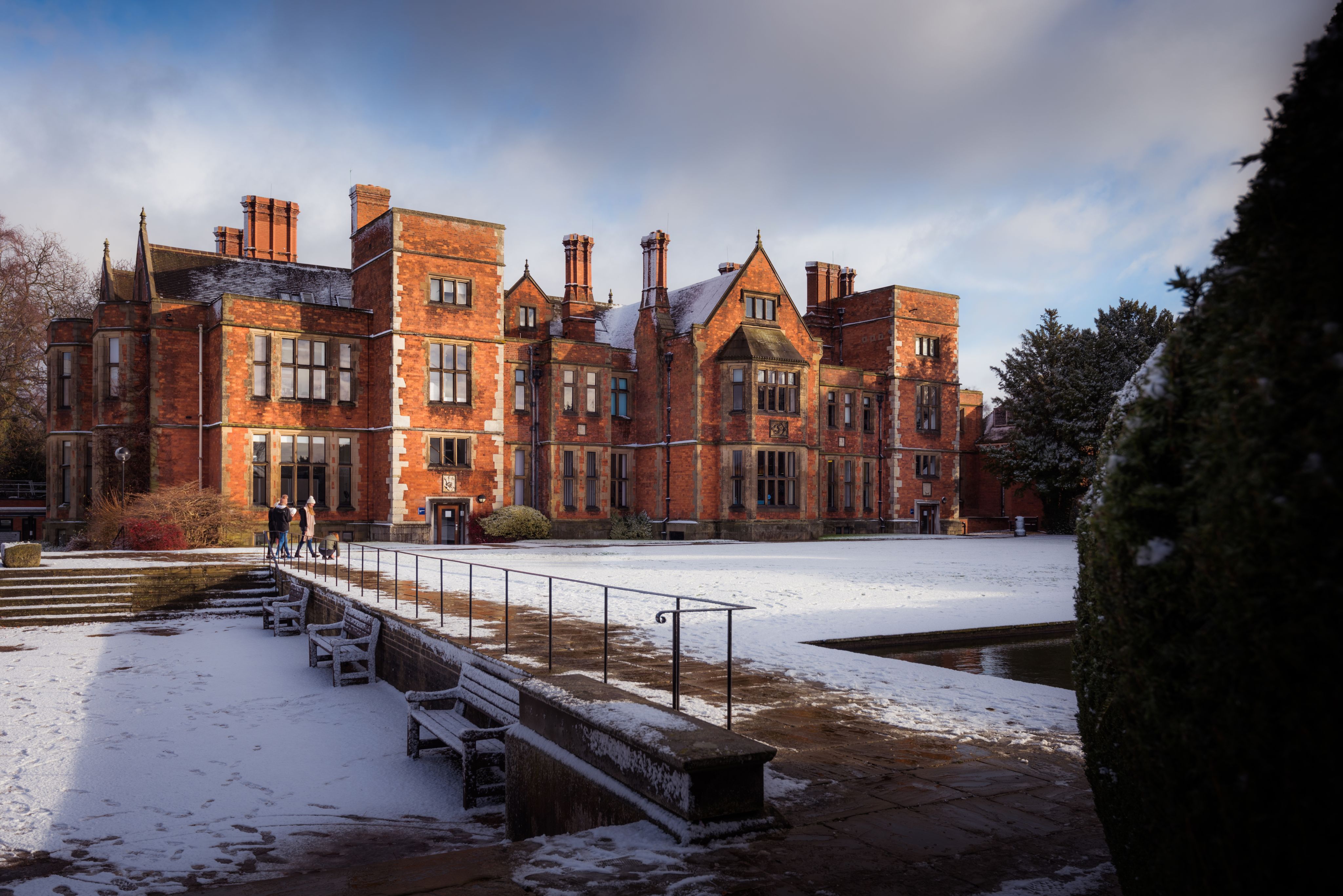 Heslington Hall in the snow