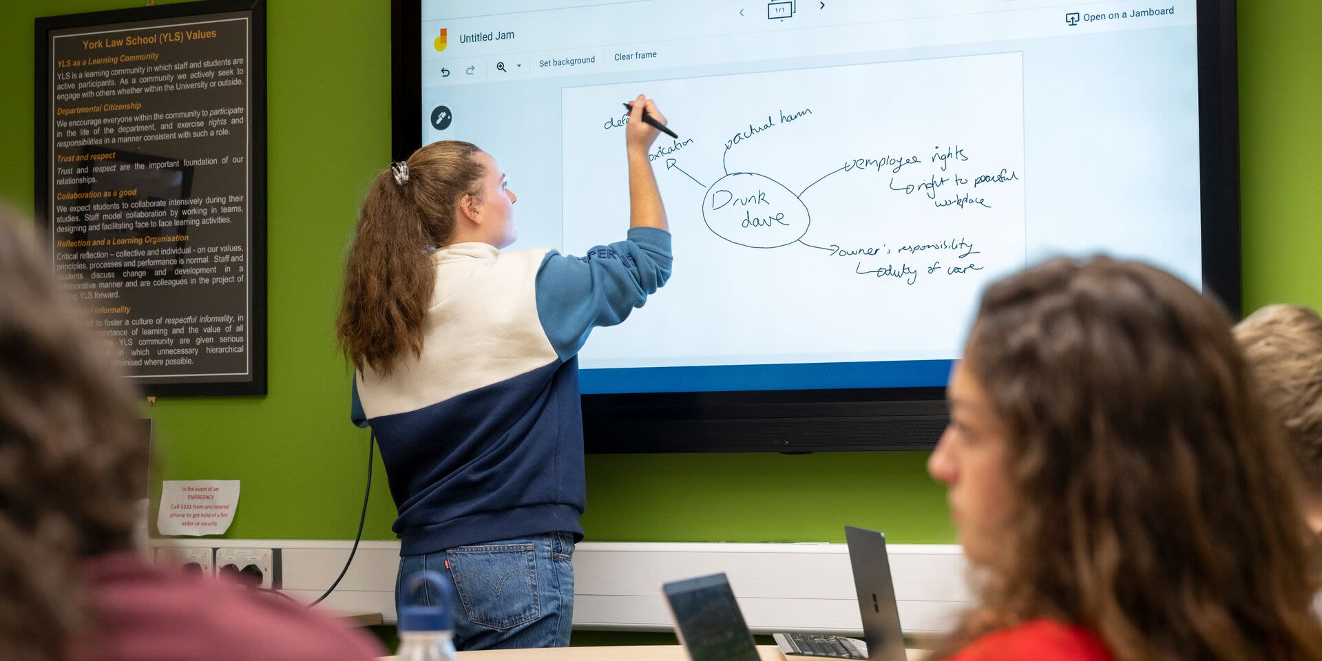 Students in a Problem Based Learning Room