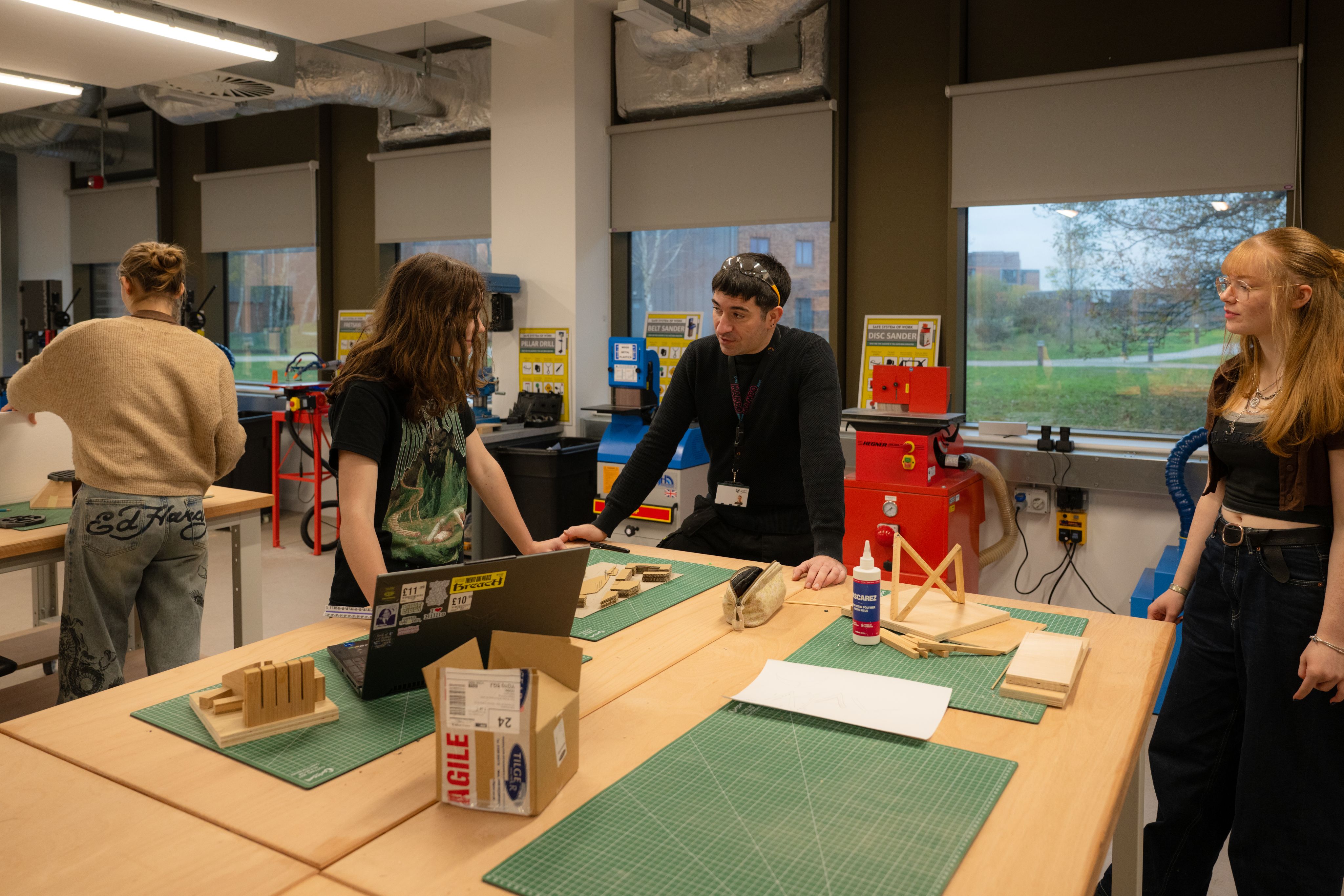 Students in the classroom